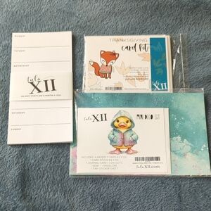 Tula XII Stationery Set - Blue and White